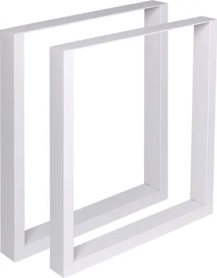 Produktbild von TPFLiving 2x Tischbeine Venix 80 cm weiß