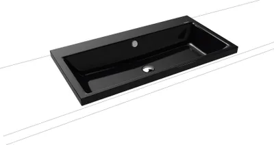 Produktbild von KALDEWEI PURO Aufsatzwaschtisch schwarz