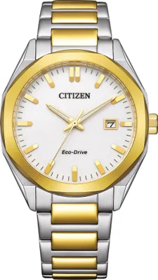 Produktbild von Citizen BM7624-82A Herrenuhr Eco-Drive Solar Bicolor/Weiß