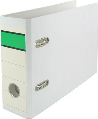 Produktbild von Ordner / quer / DIN A5 / 75mm breit / Farbe: weiß