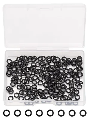 Dichtringe für Kaffeevollautomaten, 200 Stück, schwarz, 0,5 cm Außendurchmesser
