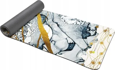 Zdjęcie produktu dla Mata do ćwiczeń jogi EcoWellness Abstract 4 mm