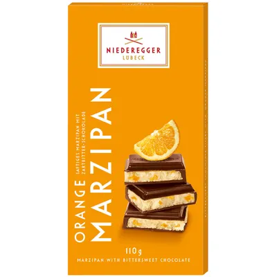 Produktbild von Niederegger Marzipan Tafel Orange Zartbitter Schokolade 110g
