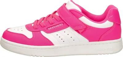 Produktbild von Skechers Quick Street Mädchen Fashion-Sneaker mit Klettverschluss Pink/Weiß (Neon Pink/White), 310241-NPW