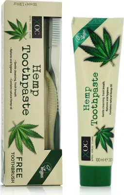 Image de XPel - XOC Toothpaste + Toothbrush - Hemp toothpaste and toothbrush 100ml