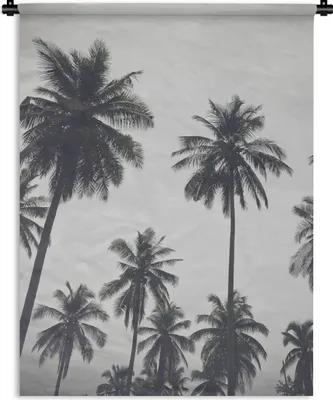 Produktbild von MuchoWow® Wandteppich Wandbehang Palme - Tropisch - Natur 90x120 cm Tapisserie Dekoration Wandtuch - Wanddeko