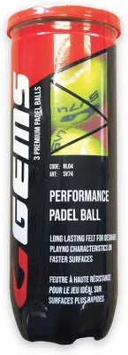 Productafbeelding van 24 Tennisballen voor Padel en Tennis - Unisex Geel