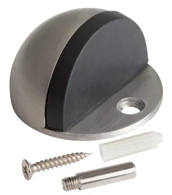 Obrázek produktu pro Walteco Dveřní zarážka, průměr 45x25mm, k našroubování, nerez design