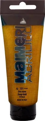 Zdjęcie produktu dla Maimeri Acrilico Farba akrylowa Deep Gold 151 75 ml 1 szt.