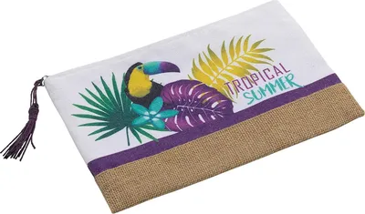 Image de Pochette jute Hawaina