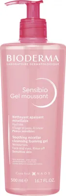 Zdjęcie produktu dla Bioderma Sensibio Soothing Micellar Cleansing Foaming Gel 500 ml