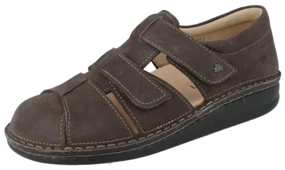 Produktbild von FINN COMFORT Athos Herren Sandale dunkelbraun Nubukleder - Größe: 45