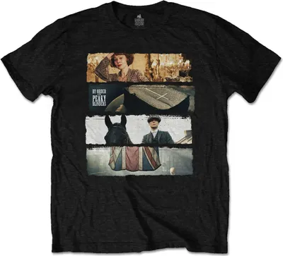 Produktbild von Peaky Blinders - Slices Uni Kleines T-Shirt - Schwarz