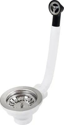 Produktbild von Teka Válvula canasta 3 1/2 con rebosadero, Silber