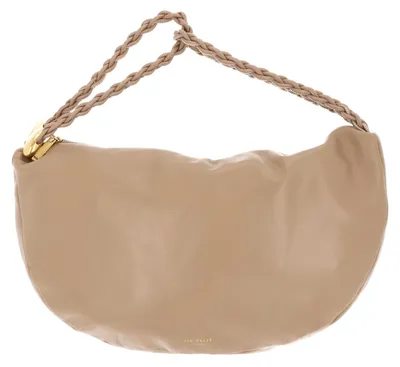 Produktbild von Ted Baker Leder Handtasche Islo Leather Statement Hardware Large Hobo Bag Taupe