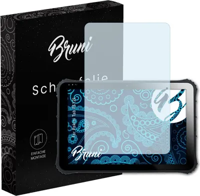 Produktbild von Bruni Basics-Clear 2x Schutzfolie kompatibel mit Pokini Tab FS12L Folie