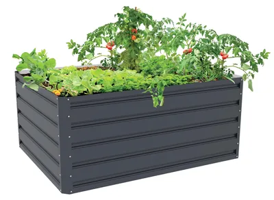 Produktbild von Hochbeet G21 Daisy 120 x 90 x 52 cm, Metall, anthrazit