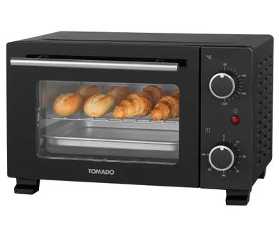 Produktbild von Tomado TEO1001B Mini-Backofen 10 Liter - kompakt - 800 Watt
