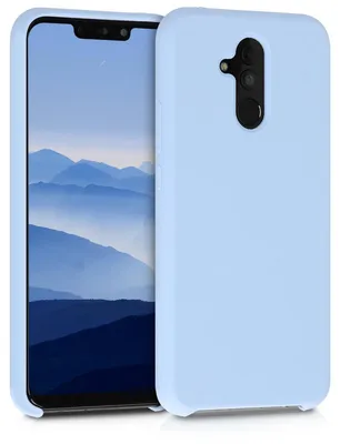 Produktbild von kwmobile Handyhülle für Huawei Mate 20 Lite Hülle - Case Silikon - Kabelloses Laden - Schutzhülle Cover in Hellblau matt