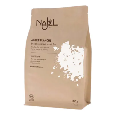 Image de Poudre d'argile blanche - Recharge 500g