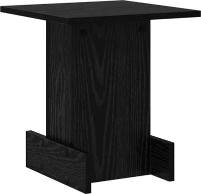 Produktbild von vidaXL Beistelltisch Schwarz Eichen-Optik 35,5 x 35 x 40 cm
