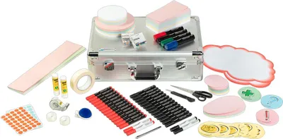 Produktbild von Legamaster PROFESSIONAL Moderatorenkoffer 3200-teilig, Zubehörset, Gemischte Farben,Mix, 540 mm, 160 mm, 350 mm