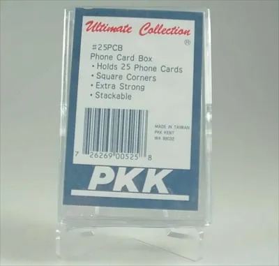Produktbild von PKK Phone Card Plastikkasten 25 Stück