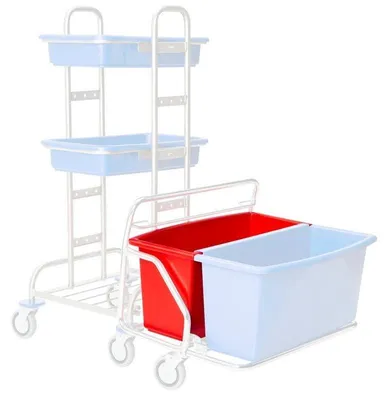 Produktbild von VERMOP Wanne 20 L, rot, 58 x 29 x 27 cm | 1 Stück