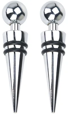 Produktbild von EXCELLENT HOUSEWARE Weinverschluss Flaschenverschluss Wein Weinstopper 2 Stück