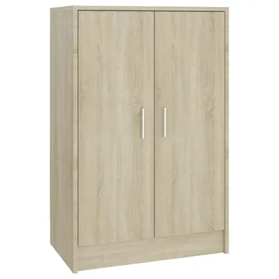Obrázok produktu pre vidaXL Botník Sonoma dub 60x35x92 cm odvodený výrobok z dreva