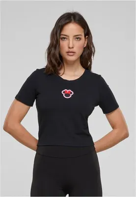 Obrázek produktu pro Dámské tričko Mr. Tee Ladies Disney 100 Minnie Badge Tee black - S