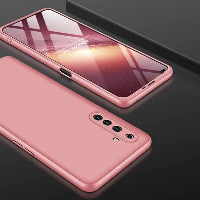 Produktbild von Für OPPO Realme 6 Pro Handyhülle PC Voller Schutz Anti-Scratch Handy Shell Cover Rosengold