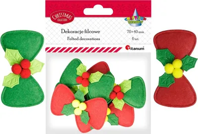 Obrázek produktu pro Plstěné dekorace Karton 6 ks Titanum