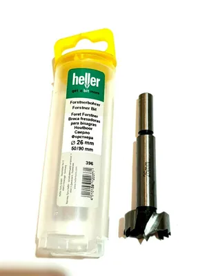 Produktbild von Heller Forstnerbohrer Durchmesser 26,0mm Arbeitslänge 50mm Gesamtlänge 90mm - 12037