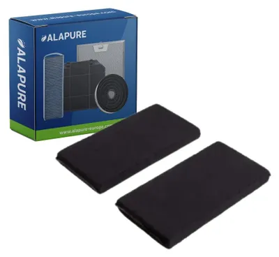 Image de Filtre à charbon actif Alapure compatible avec le Novy Monoblock 8740400 (2 pièces)