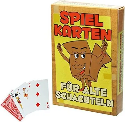 Produktbild von 1 X Xl Extra Grosse Spielkarten 54 Blatt Für Alte Schachteln Geburtstag Geschenk Karten Rommè