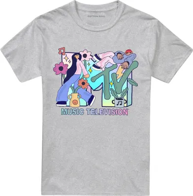 Produktbild von MTV - "Groovy Icons" T-Shirt für Herren/Damen Uni TV27312 (5XL) (Athletisch)