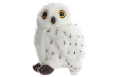 Image de Peluche hibou des neiges 18 cm