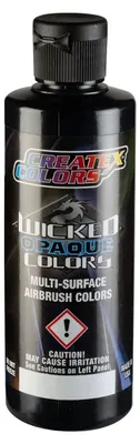 Wicked W098 - Opaque Flat Black 120ml - Airbrush Farbe - CREATEX 126098