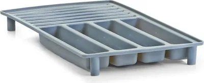 Image de Zeller Vaisselle Égouttoir, gris, panier à vaisselle
