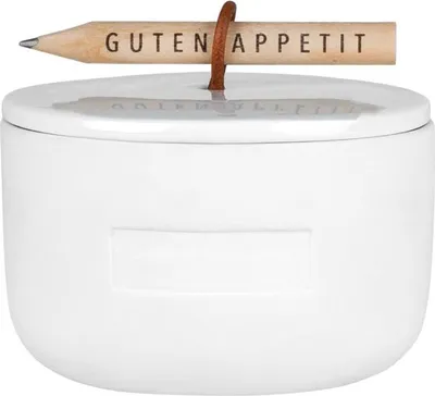 Produktbild von Räder Aufbewahrungstopf mehrspr. Guten Appetit D.10cm, H.6,5cm