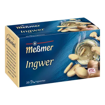 Zdjęcie produktu dla Meßmer Ginger Tea otulająca korzenno-gorąca rewitalizująca przyjemność 40g