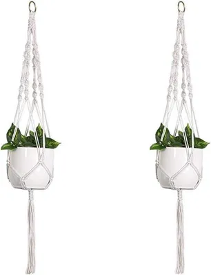 Produktbild von 2er Pack 105cm Pflanzenhänger mit Quasten