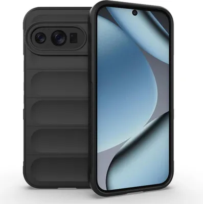 Produktbild von Mobigear Bumpy  Google Pixel 10 Hülle Flexibles TPU Backcover - Schwarz