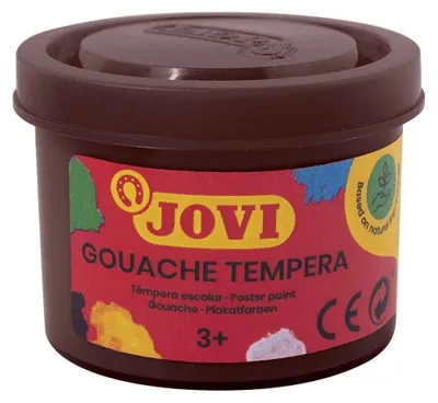 Image de Kit de peinture scolaire 5 flacons 35 ml - brun jovi 50312