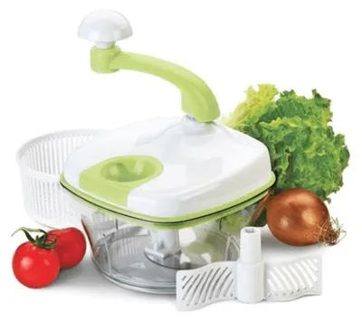 Image de Ghidini Cipriano Mixeur Multifonction 2582 Hachoir Fouet Essoreuse à Salade 1800 Ml
