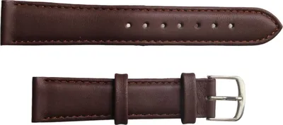 Produktbild von Uhrenband Braun glattes Leder 18 mm