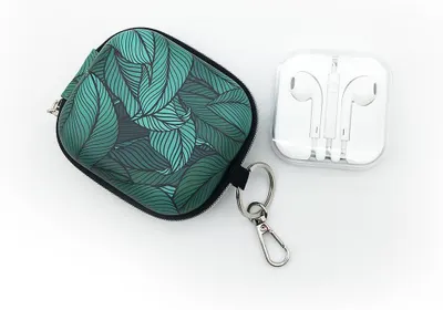 Immagine prodotto di Wondee, auricolari in-ear con cavo da 3,5 mm e custodia, bianco/verde