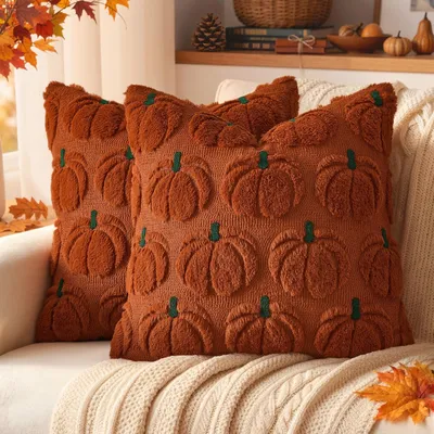 Productafbeelding van Set van 2 herfstkussenslopen, 50x50 cm