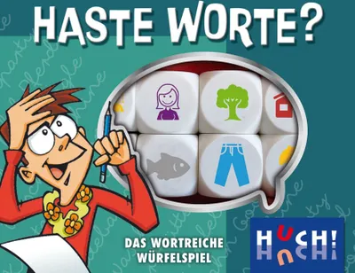 Produktbild von Haste Worte - Das wortreiche Würfelspiel